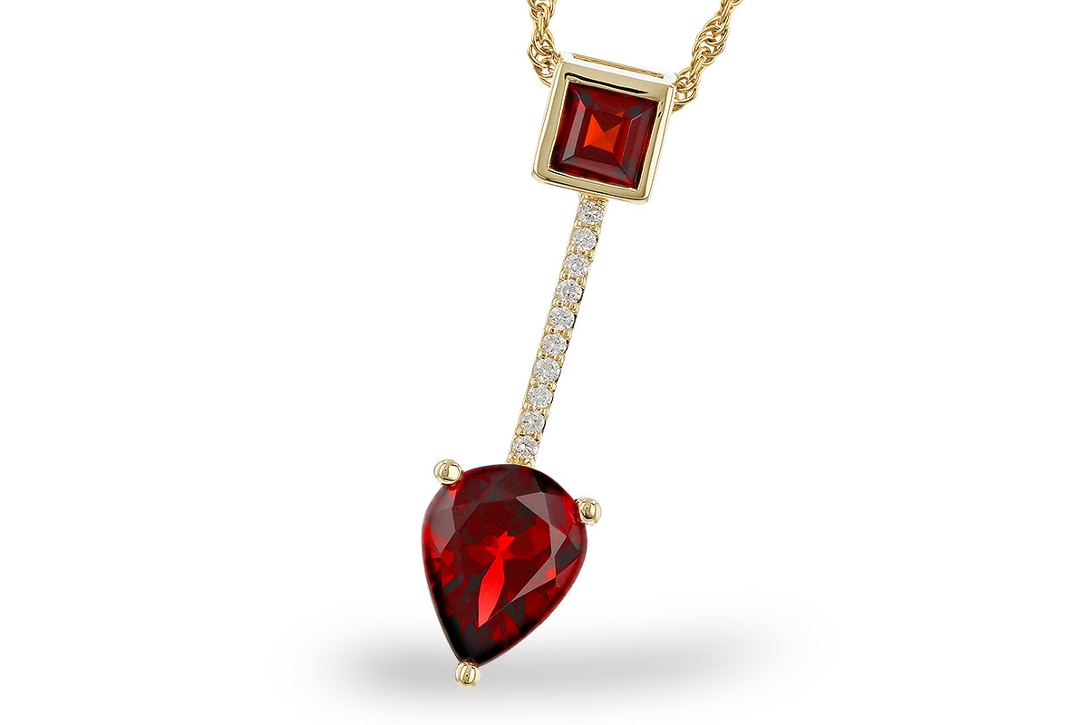 G274-93198: NECKLACE 2.15 GARNET 2.20 TGW