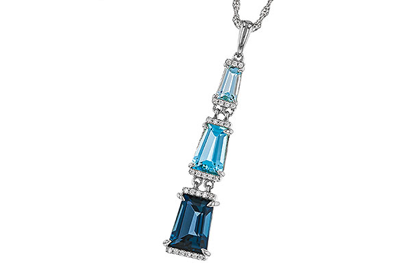 G274-95034: NECKLACE 2.60 TW BLUE TOPAZ 2.65 TGW