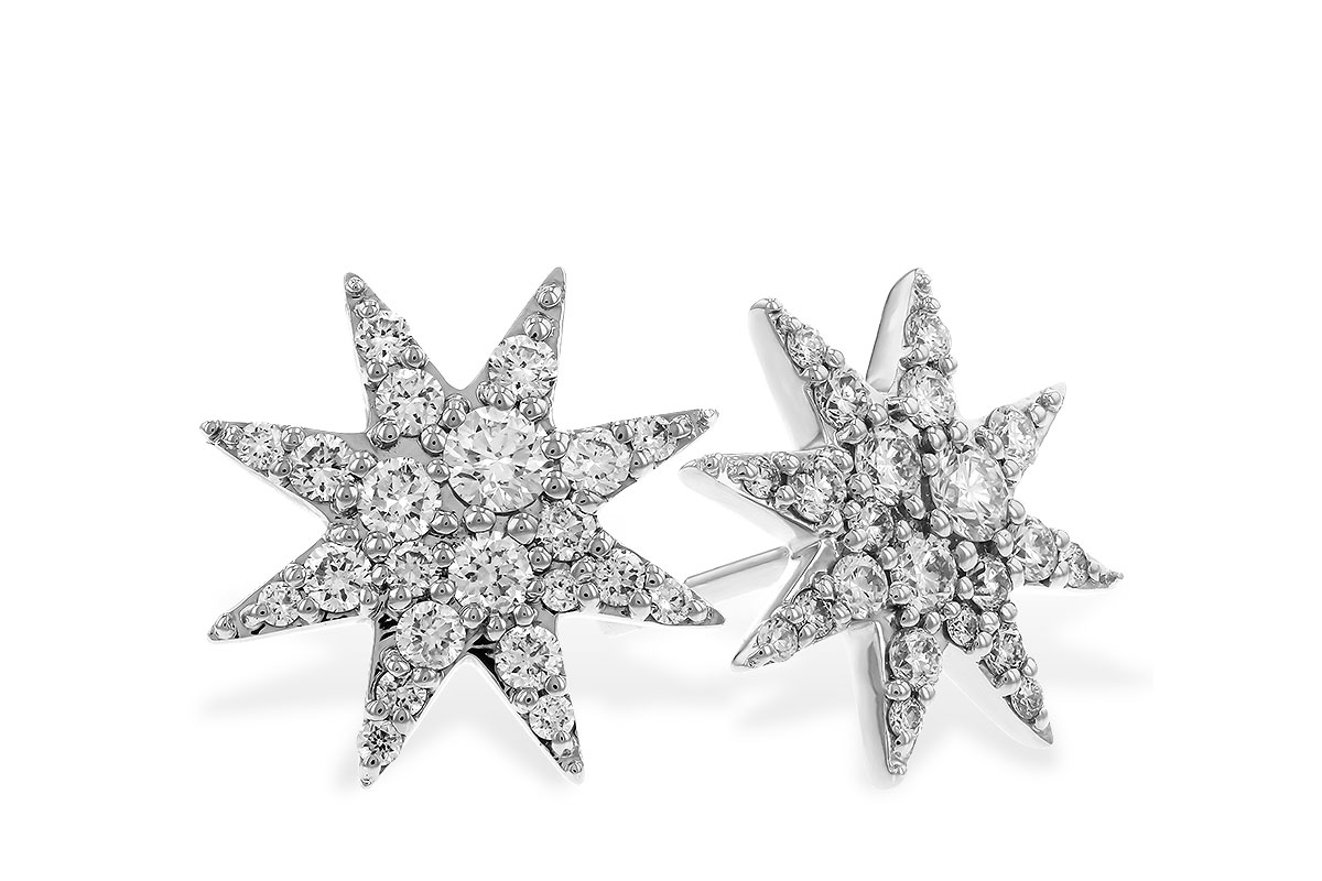 G274-97762: EARRINGS .50 TW