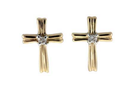 H000-44134: EARRINGS .03 TW