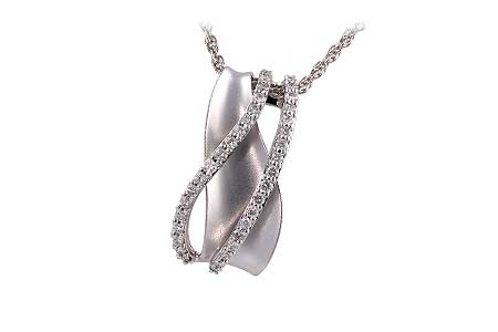 H184-04134: NECKLACE .28 TW