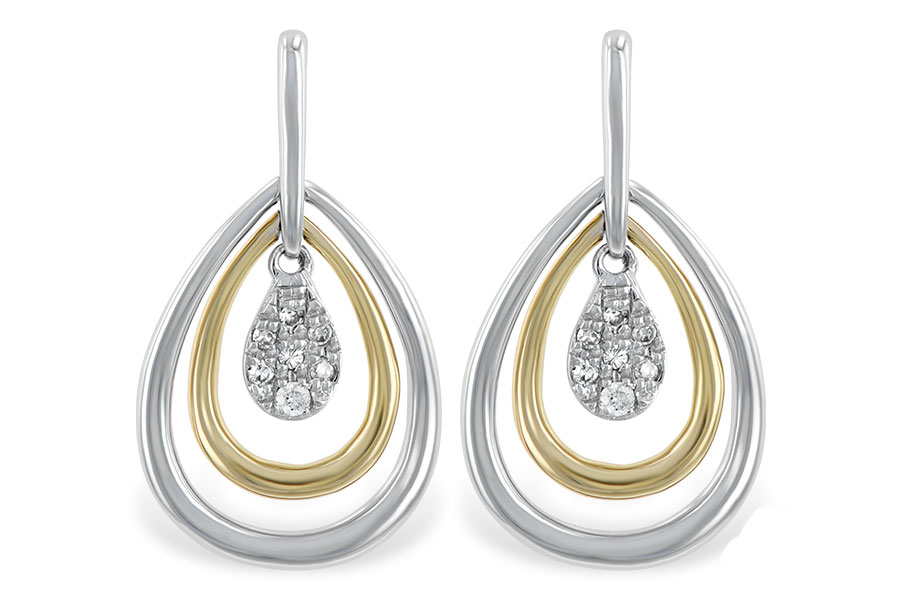 H184-04180: EARRINGS .06 TW
