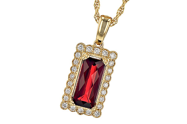 H273-10498: NECK 1.80 GARNET 1.95 TGW