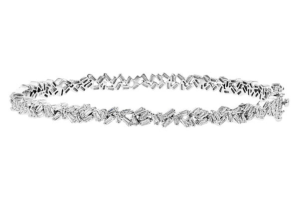 H273-10507: BANGLE .84 TW BAGUETTE DIAS