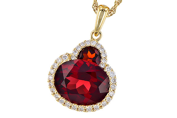 H273-16898: NECK 3.02 TW GARNET 3.16 TGW