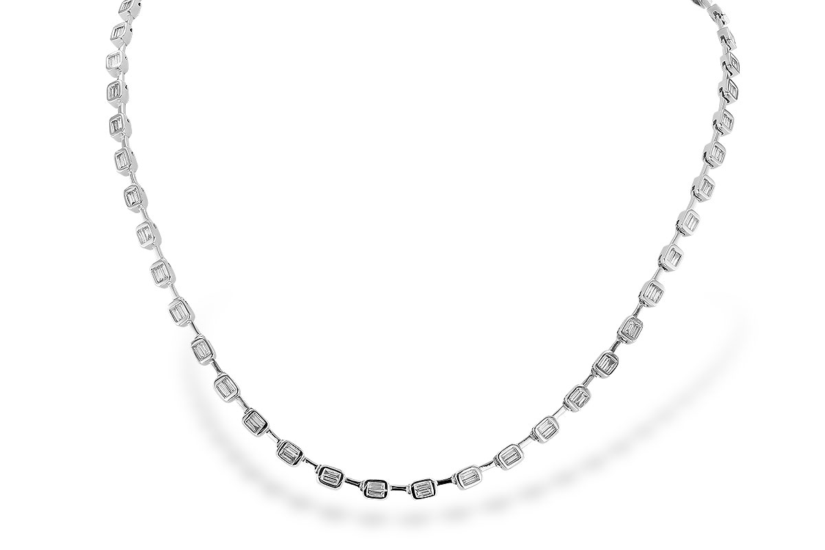 H274-05043: NECKLACE 2.05 TW BAGUETTES (17 INCHES)