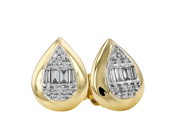 H274-08662: EARRINGS .09 BAG .18 TW