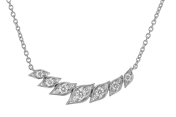 H274-91398: NECKLACE .36 TW