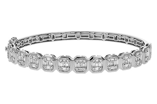 H274-91434: BANGLE .81 TW BAGUETTE 1.00 TW