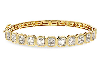 H274-91434: BANGLE .81 TW BAGUETTE 1.00 TW