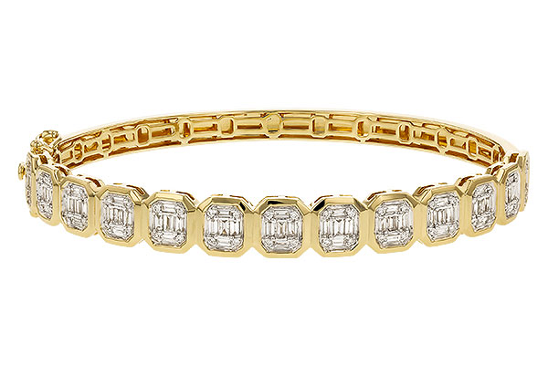 H274-91434: BANGLE .81 TW BAGUETTE 1.00 TW
