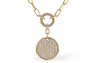 H274-93207: NECKLACE .92 TW (17")