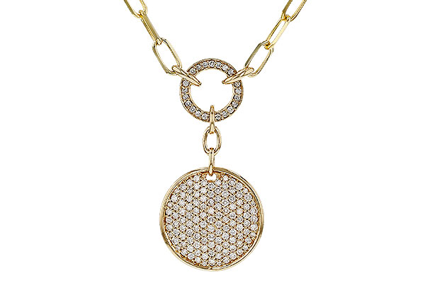 H274-93207: NECKLACE .92 TW (17")