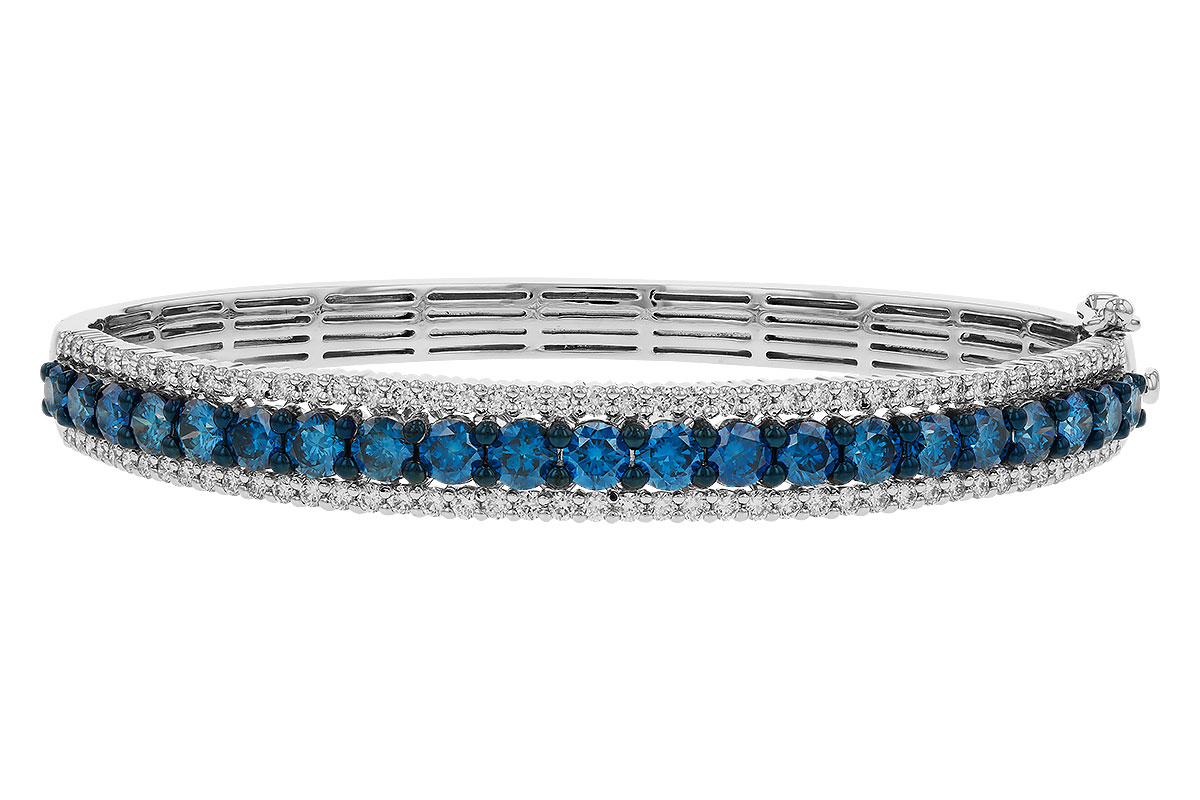 H274-95971: BANGLE 4.05 BLUE DIAS 5.50 TW