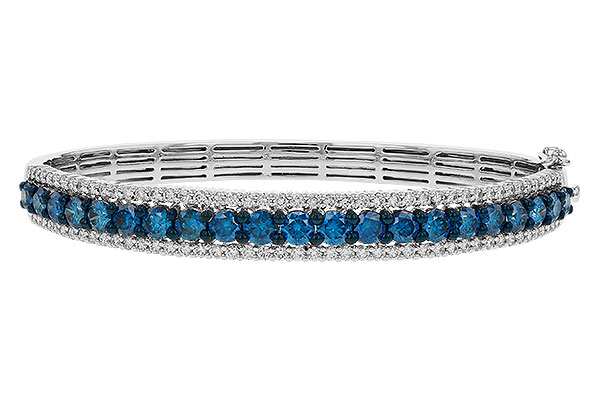 H274-95971: BANGLE 4.05 BLUE DIAS 5.50 TW