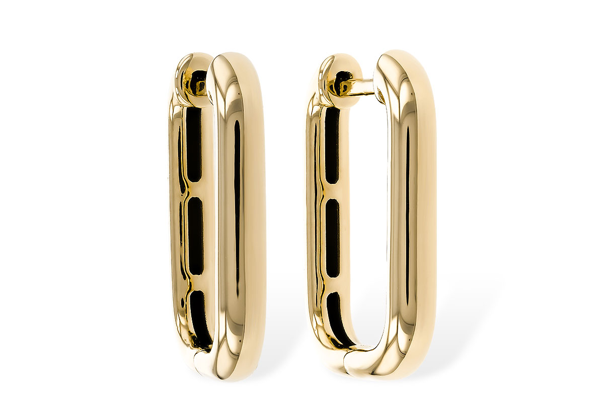 H274-96907: GOLD EARRINGS (18MM)