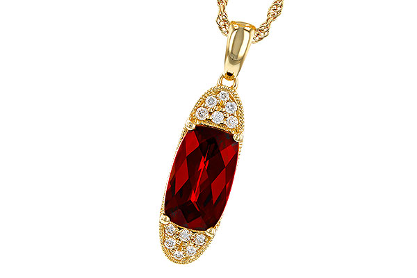 H274-97743: NECK 2.45 GARNET 2.55 TGW