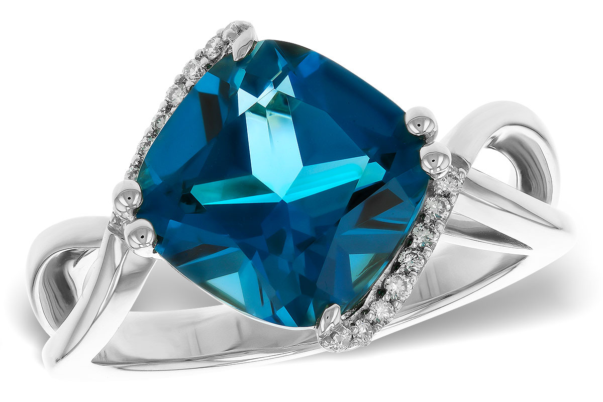 H274-97780: LDS RG 4.42 LONDON BLUE TOPAZ 4.50 TGW (10MM LBT)