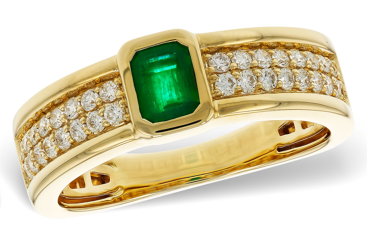 H274-97807: LDS RG .42 EMERALD .75 TGW (5x4MM EM)