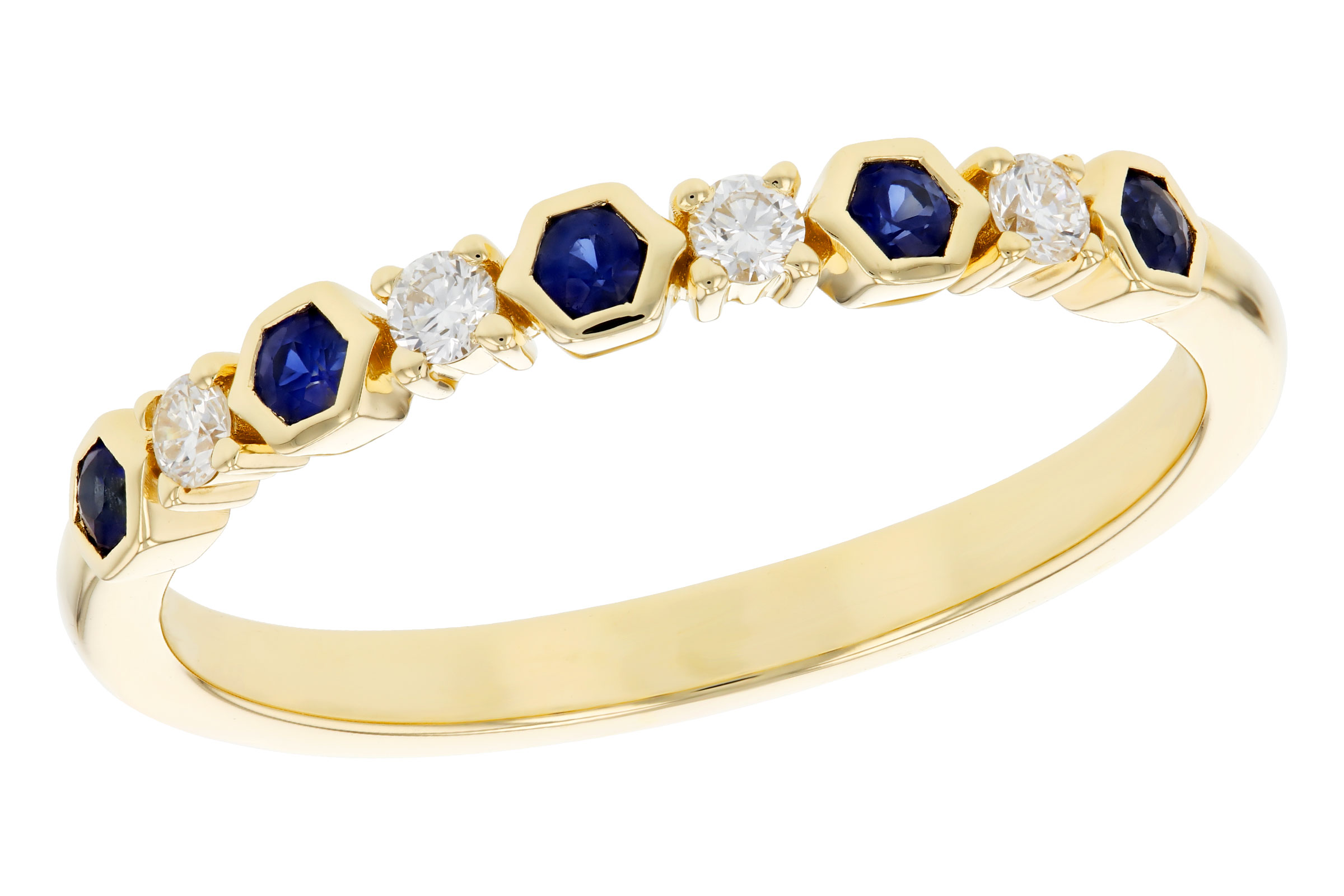 H275-85043: LDS WED RG .14 TW SAPPHIRE .24 TGW