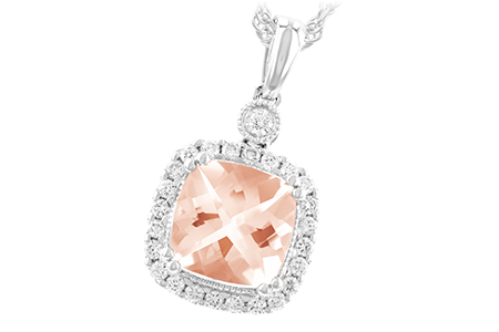 K186-75052: NECK 1.09 MORGANITE 1.26 TGW (7MM MORG)