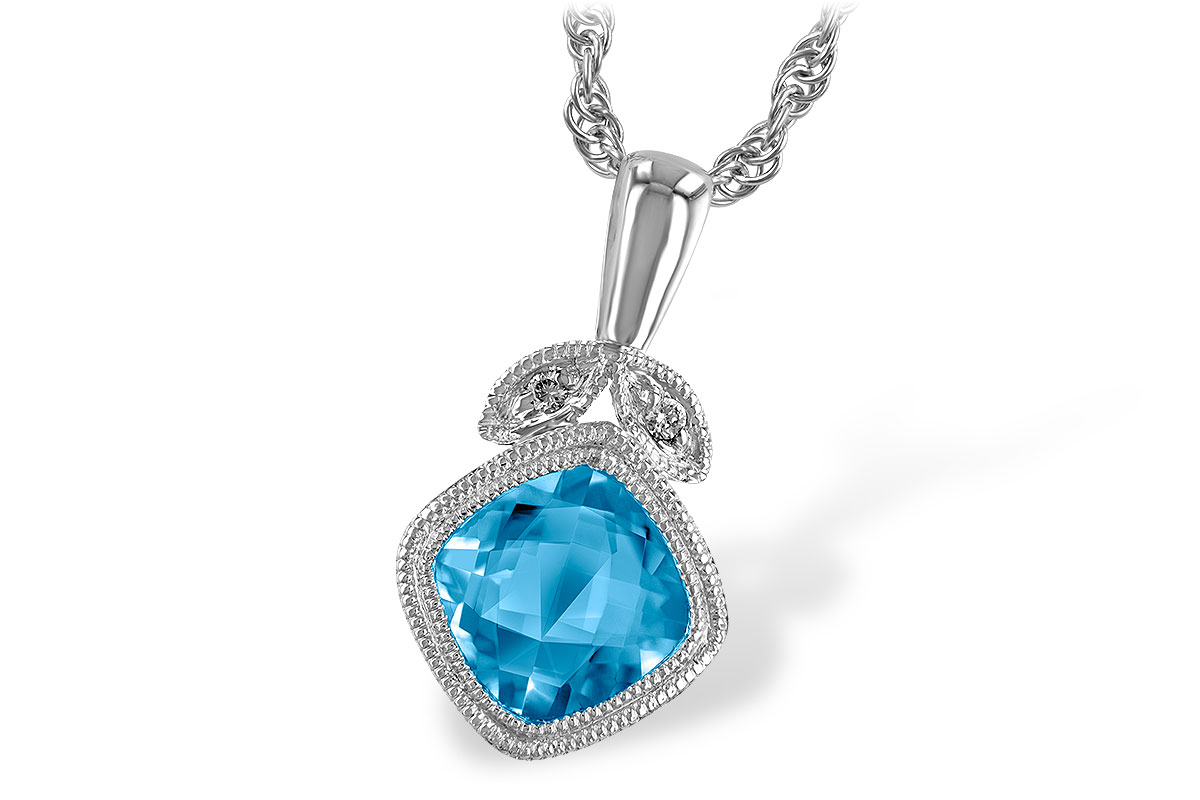 K186-79589: NECK 1.05 BLUE TOPAZ 1.06 TGW