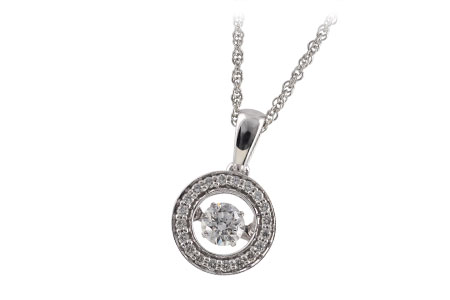 K186-80525: NECKLACE .33 TW