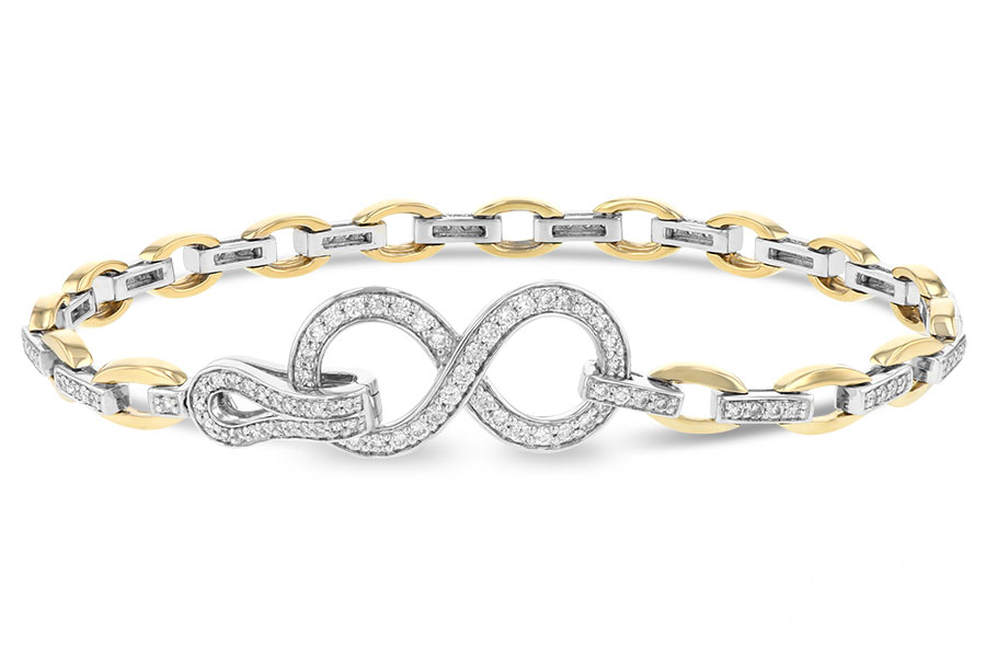 K188-58716: BRACELET 1.00 TW (YG & WG)