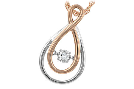 K188-60516: NECKLACE .14 TW