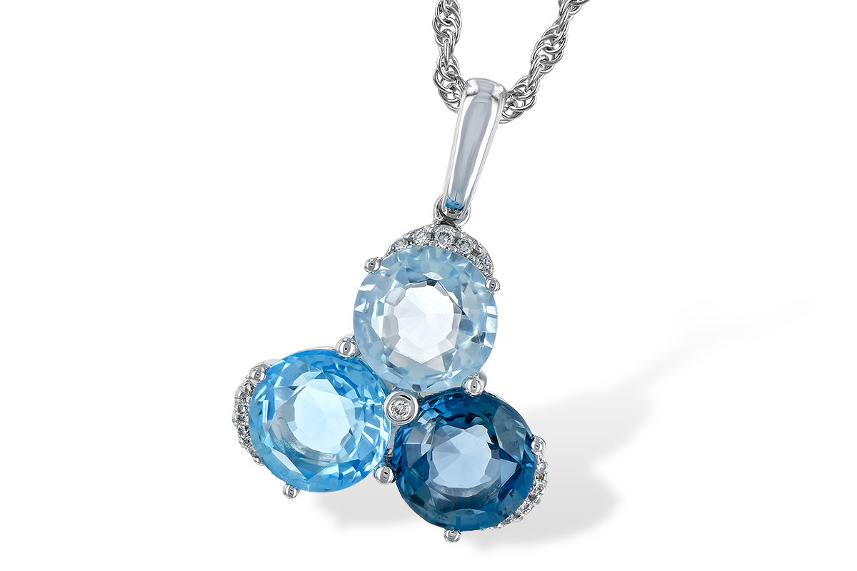 K189-46907: NECK 4.01 BLUE TOPAZ 4.06 TGW