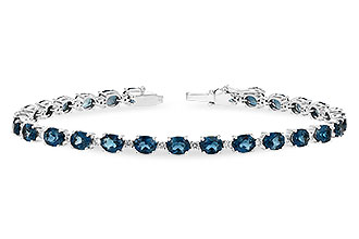 K189-47743: BRACELET 8.97 LONDON BLUE TPZ 9.55 TGW