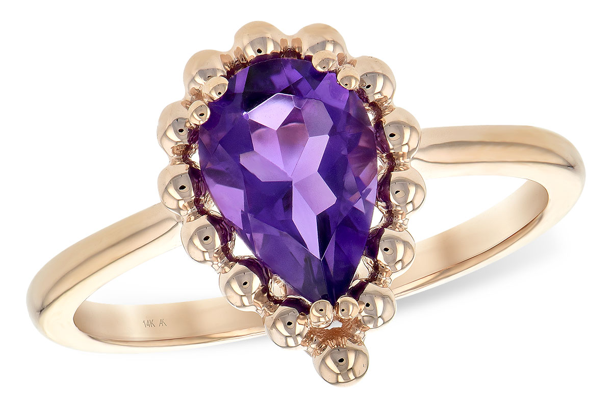 K189-49616: LDS RING 1.06 CT AMETHYST