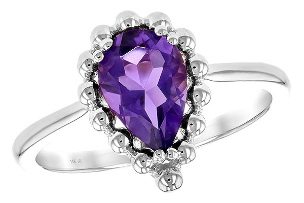 K189-49616: LDS RING 1.06 CT AMETHYST