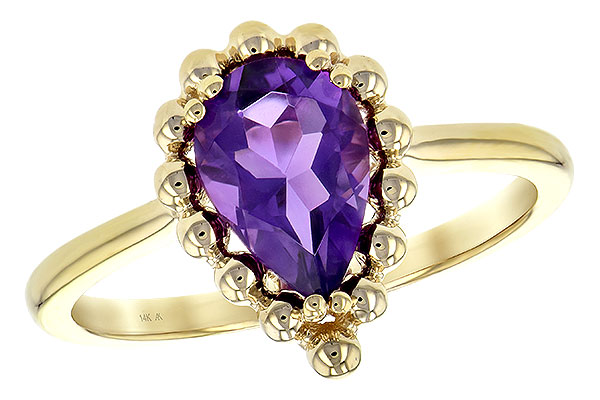 K189-49616: LDS RING 1.06 CT AMETHYST