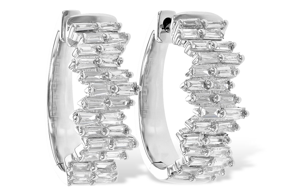 K190-41443: EARR .70 TW BAGUETTE DIAS