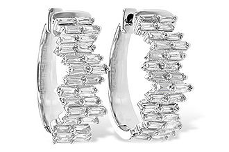 K190-41443: EARR .70 TW BAGUETTE DIAS