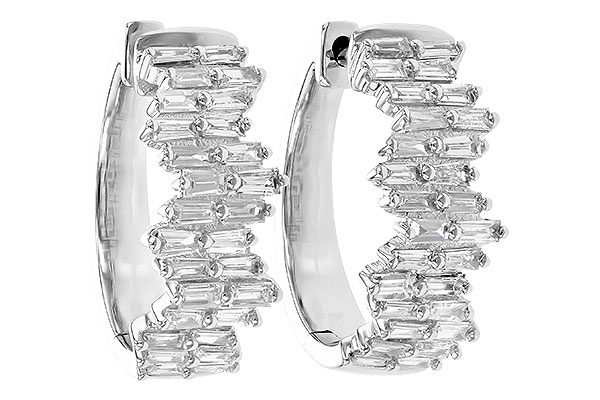 K190-41443: EARR .70 TW BAGUETTE DIAS