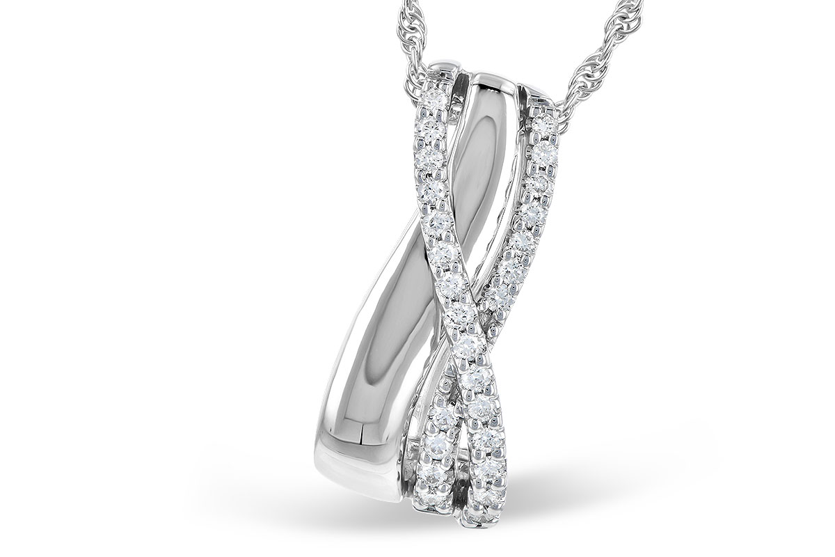 K273-11425: NECKLACE .26 TW
