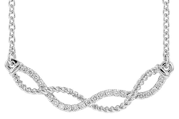K274-01416: NECKLACE .12 TW (18")