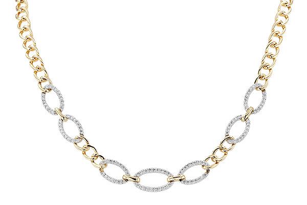 K274-02316: NECKLACE 1.12 TW (17")(INCLUDES BAR LINKS)