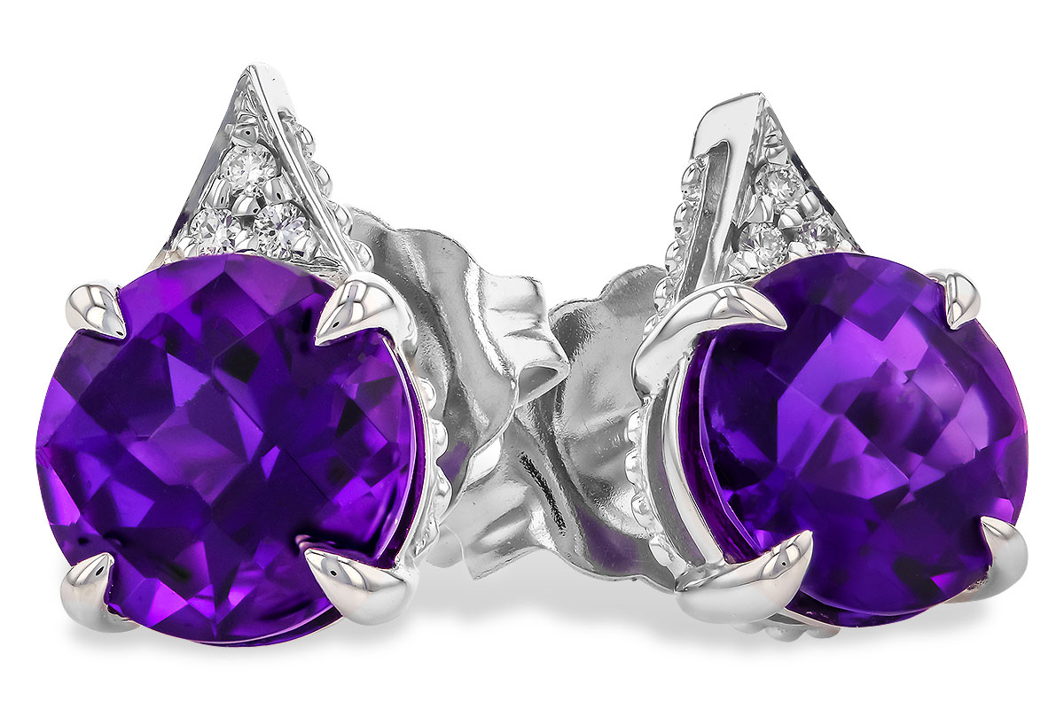 K274-08707: EARR 1.33 TW AMETHYST 1.35 TGW (6MM RD)