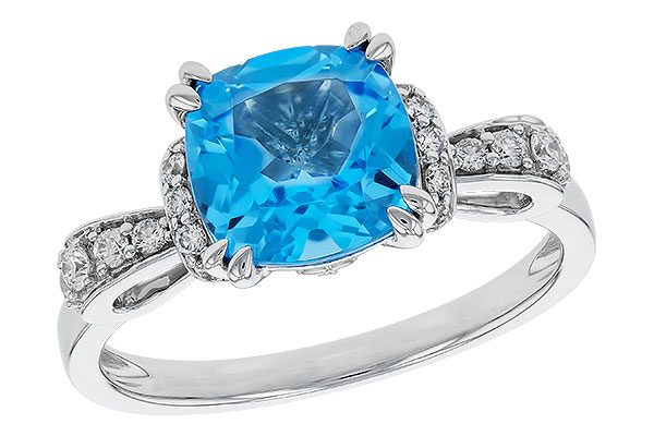 K274-95071: LDS RG 2.48 BLUE TOPAZ 2.70 TGW (8MM BT)