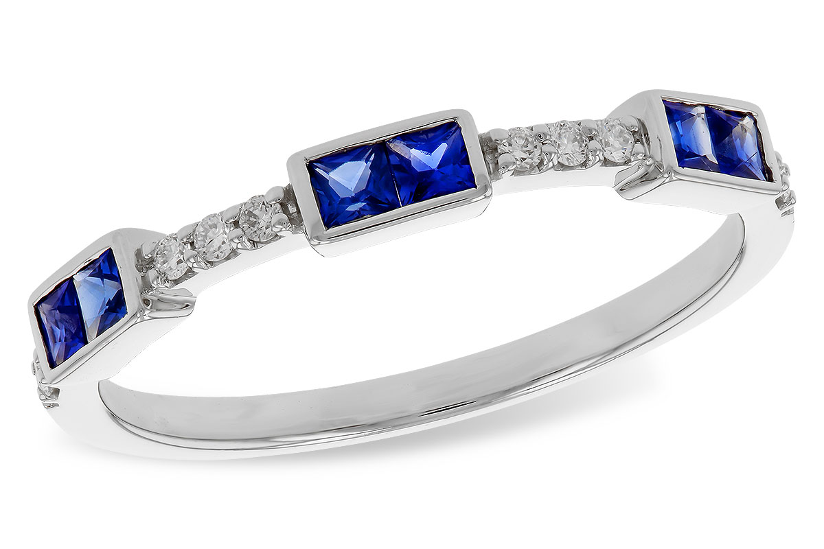K274-95089: LDS WED RG .36 SAPPHIRE .43 TGW