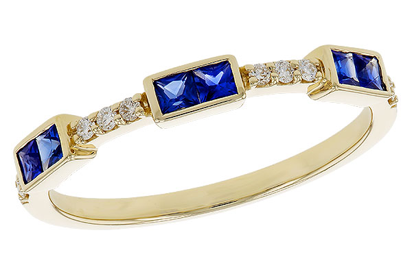 K274-95089: LDS WED RG .36 SAPPHIRE .43 TGW