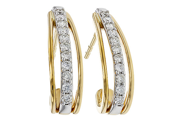 K274-98643: EARRINGS .40 TW