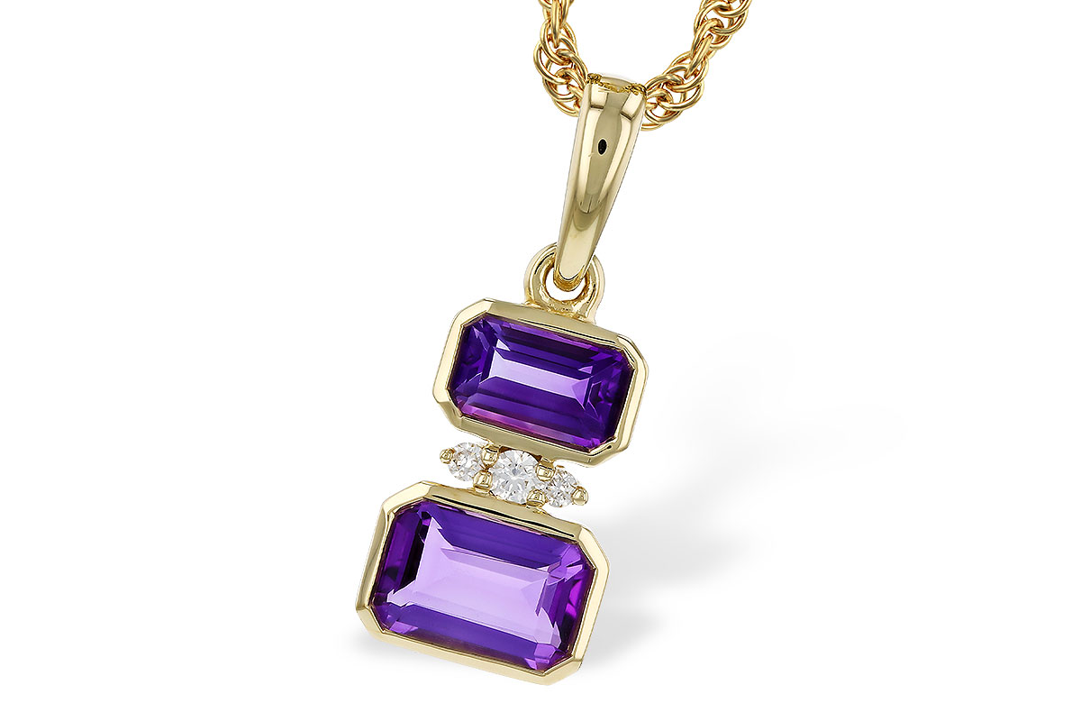 K274-99580: NECK .72 TW AMETHYST .75 TGW