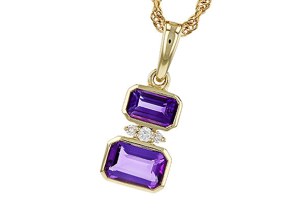 K274-99580: NECK .72 TW AMETHYST .75 TGW