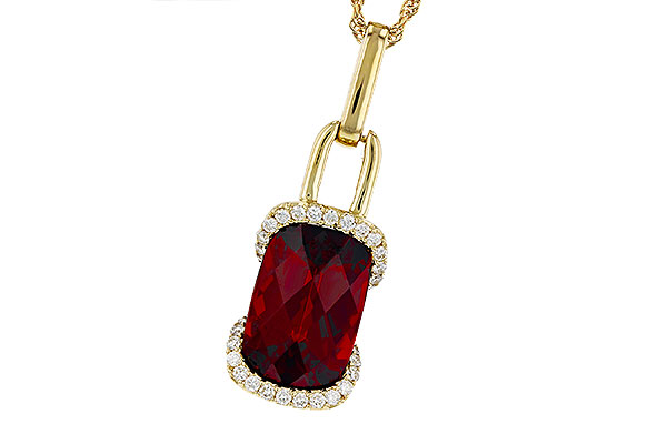 K275-82307: NECK 4.30 GARNET 4.45 TGW (12x8MM GAR)