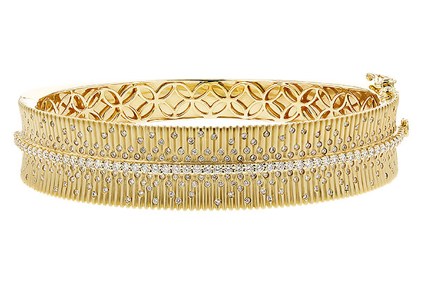 L184-91425: BANGLE BRACELET 1.94 TW (54x63 MM)