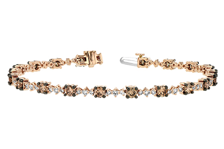 L188-60498: BRACELET 3.05 BROWN DIA 4.10 TW